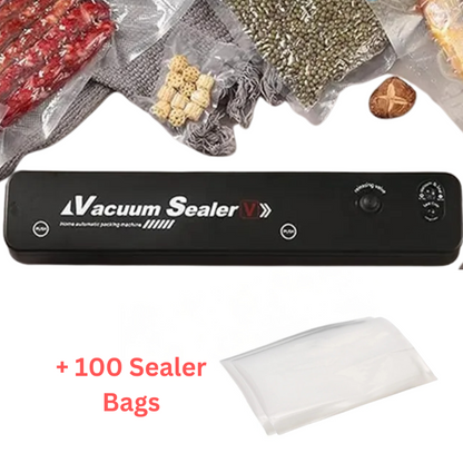 Globetrek° VacuumSealer: Automatisk Vakuumforsegler Matemballasjemaskin