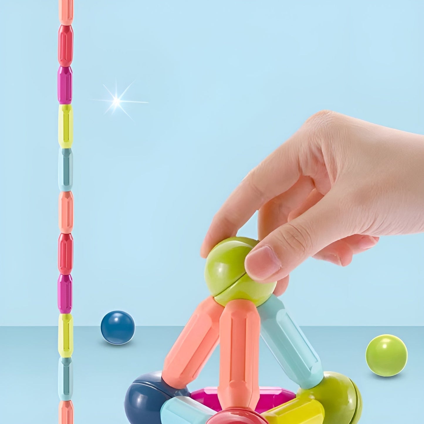Kletshuts™ MagnetSticks: Holdbare Uddannelsesmæssige Bygge Magnetiske Pinde