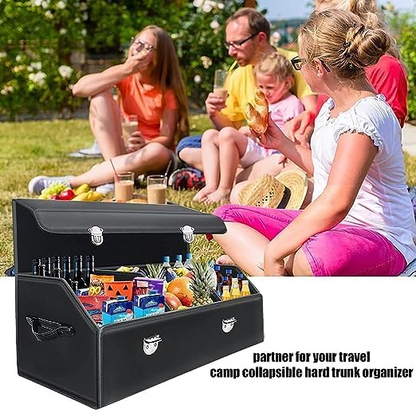 TrunkStorage - Holdbar Multifunktionel Rejse-Klar Bærbar Bil Bagagerum Opbevaring Organisator
