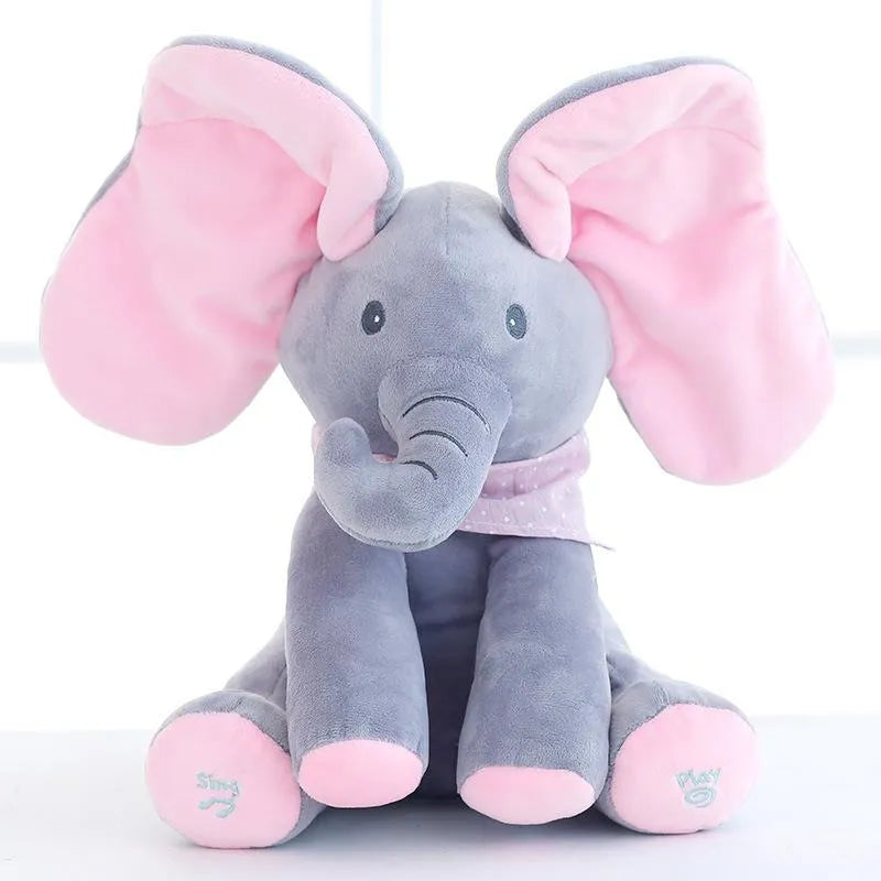 Kletshuts™ ElephantToy: Interaktiv Peekaboo Øre-Flappende Elefantleketøy