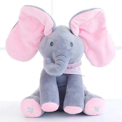 Kletshuts™ ElephantToy: Interaktiv Peekaboo Øre-Flappende Elefantleketøy