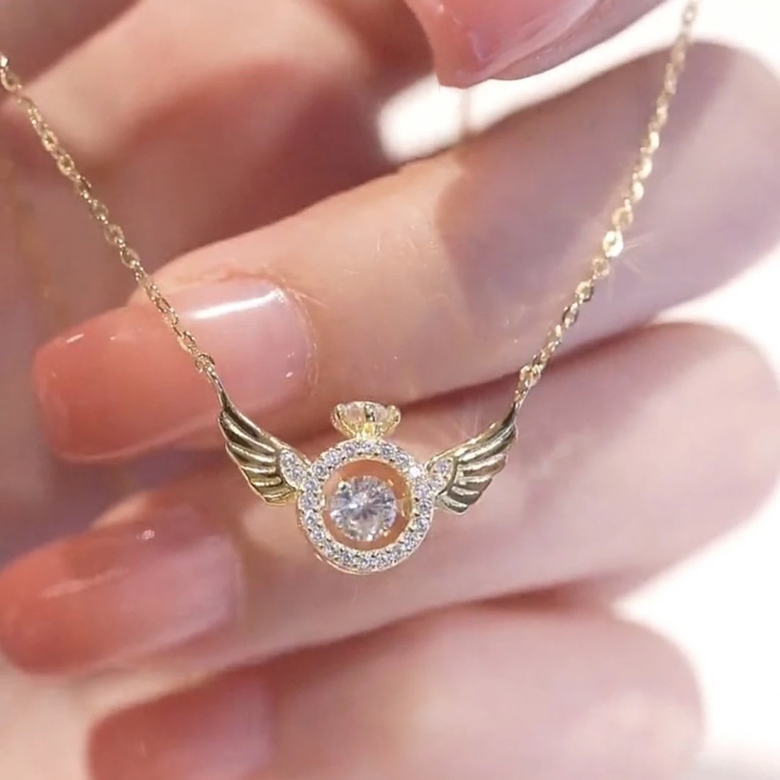 Jewelance™ - Elegant Halskjede Med Englevinger