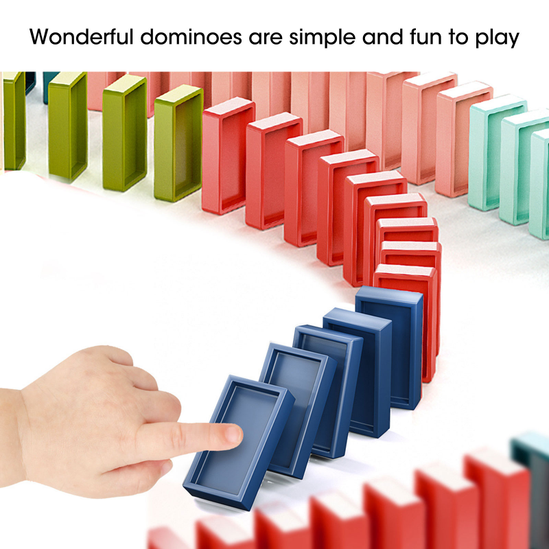 Kletshuts™ DominoTrain - Automatisk Dominolegging Togsett