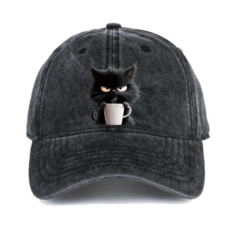 Icone™ CatCap 1+1 GRATIS: Stilfull Tilfeldig Svart Baseball Leken Katte-caps Design
