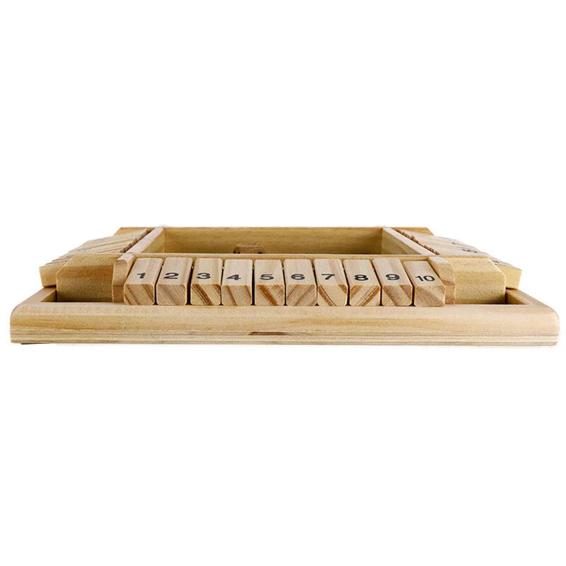 Kletshuts™ Woodys - Morsomt Interaktivt Familie Shut The Box Brettspill