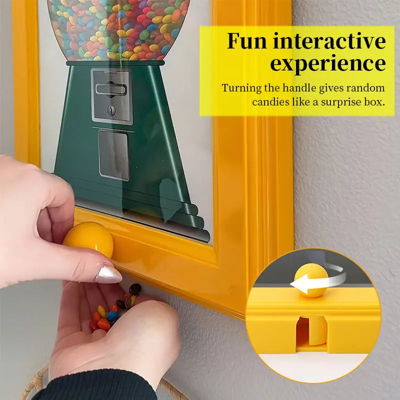TreatFrame - Vægmonteret Ramme Candy Display Nem Adgang Treat Sjov Dekor