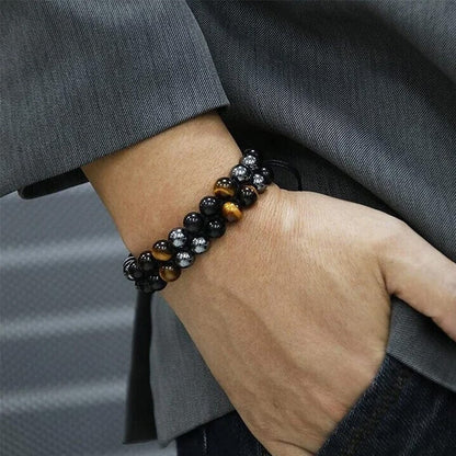 Jewelance™ ProtectionBracelet 1+1 GRATIS: Dobbeltlag Tigerøye Beskyttelsesarmbånd