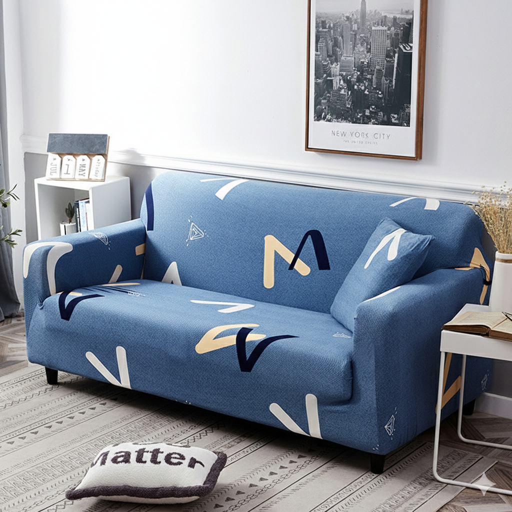 Globetrek° StretchCover: Premium Rynke-Resistent Sofa Beskytter Stræk Betræk