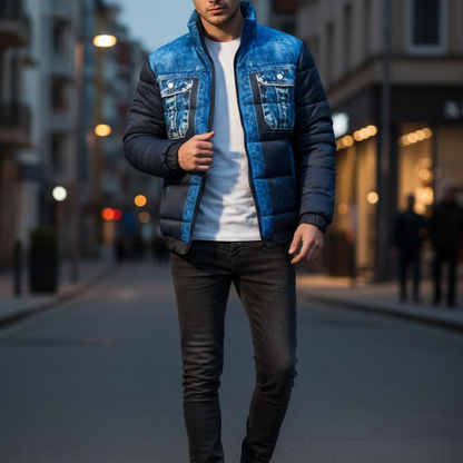 Icone™ ClassicJacket: Præmie Stilig Vintage-Inspireret Denim Formgivning Klassisk Jakke