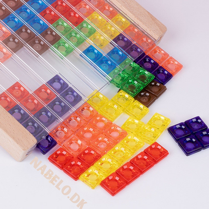 Kletshuts™ BrainyBlocks - 3D Tangram Trepuslespill Og Pedagogisk Brettspill