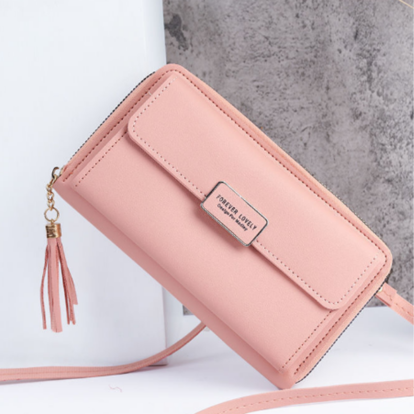 Icone™ WalletBag: Konvertibel Stor Lommebok Slyngeveske
