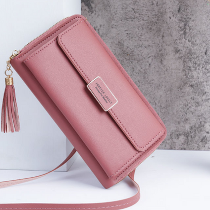 Icone™ WalletBag: Konvertibel Stor Lommebok Slyngeveske