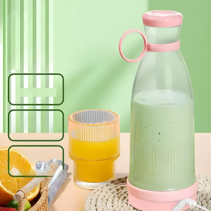 Globetrek° PortableBlender: Oppladbar Mini Elektrisk Smoothie- og Juicemaskin Bærbar Blender