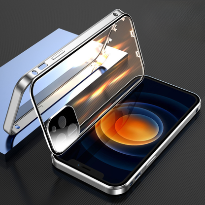 MagneticCase: Fuldt Beskyttende Dobbelt-Sidet Gennemsigtig Magnetisk Etui
