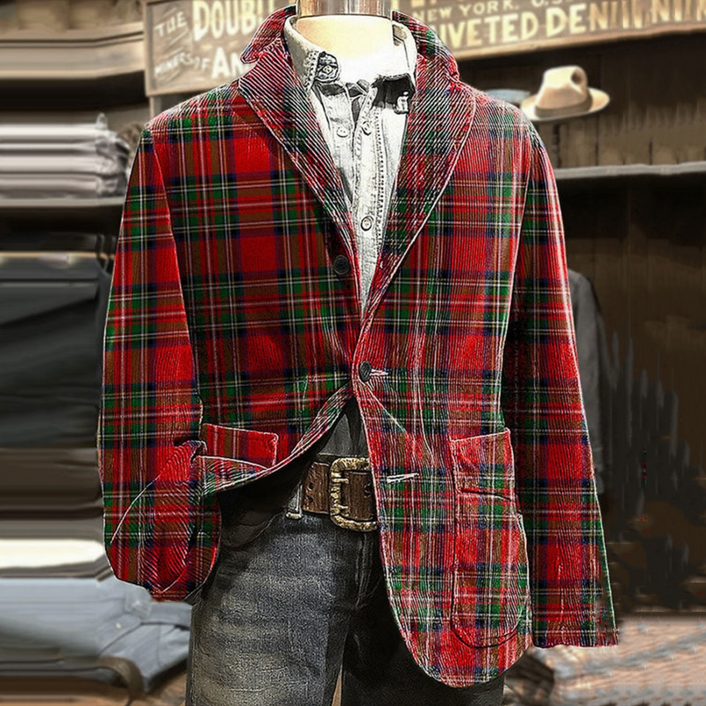 Icone™ VintageJacket: Stilfull Herre Casual Klassisk Vintage Jakke