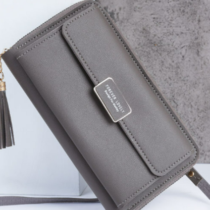 Icone™ WalletBag: Konvertibel Stor Lommebok Slyngeveske