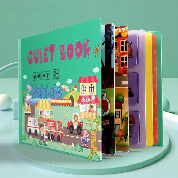 Kletshuts™ BusyBook: Pedagogisk Aktivitetsbok for Barn