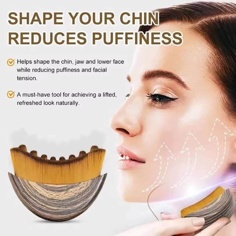 ContourBrush 1+1 GRATIS: Nemt Greb Ansigtskonturering Og Massage Kontur Børste