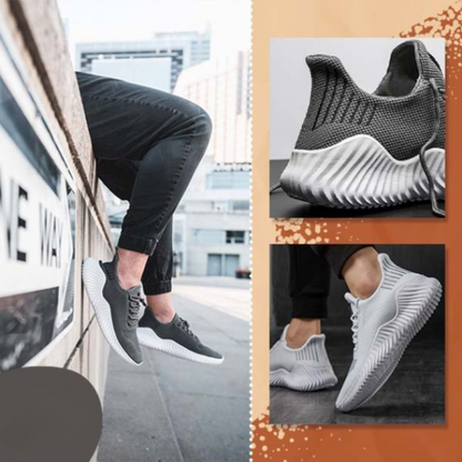 Happy™ FlexSneakers: Lettvekts Flex Pustende Komfortable Hverdagsbruk Slitesterke Sneakers