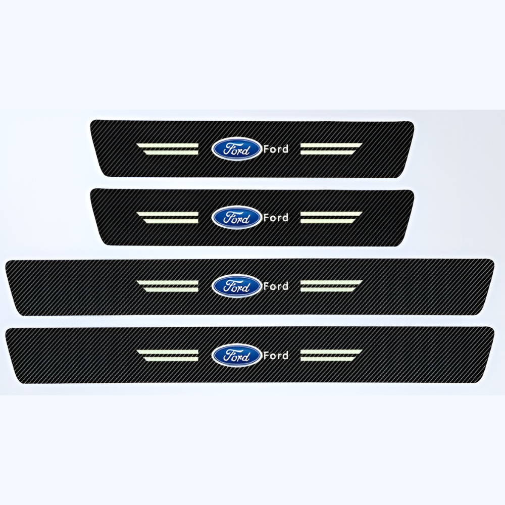StepGuards 1+1 GRATIS: Ridsefast Universel Pasform Trin Beskyttere Bil Dør Trin Beskytter