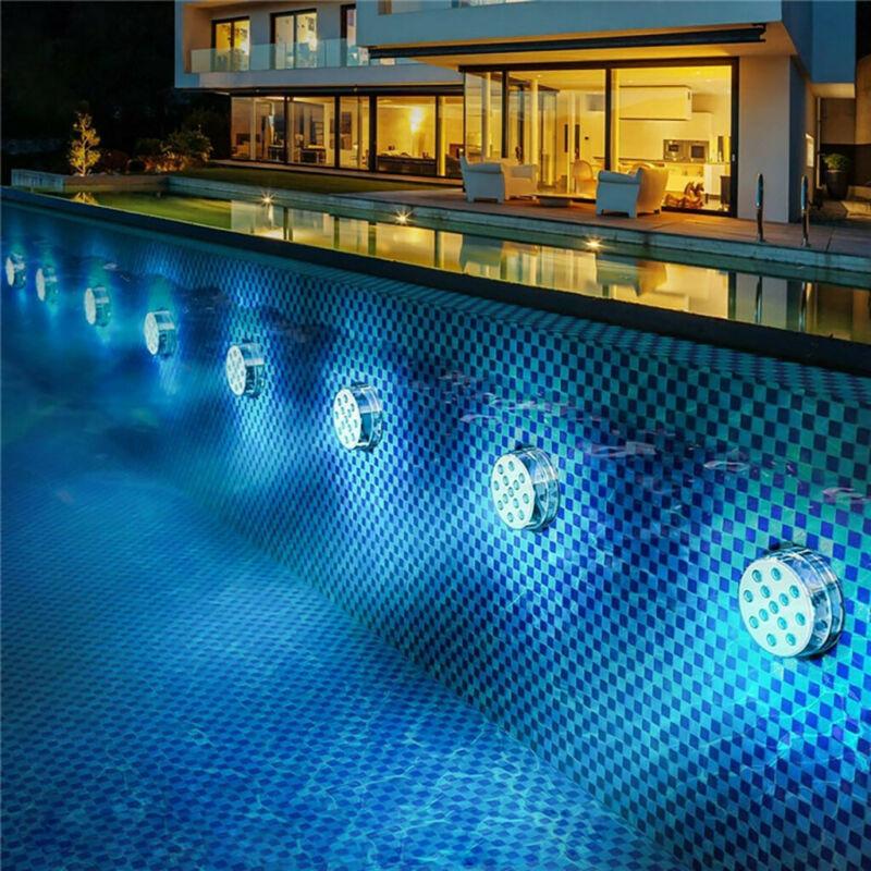 Ledsen™ PoolLights 1+1 GRATIS: Vanntett LED Basseng-, Bade- og Festlys