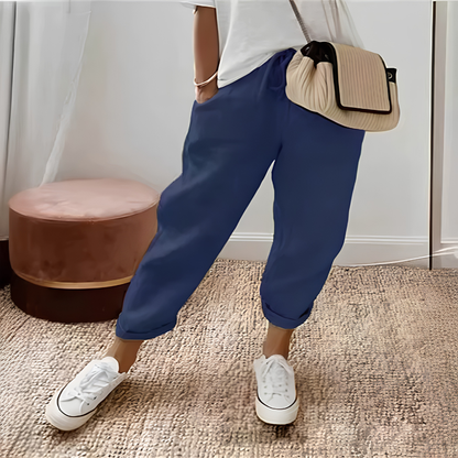 Icone™ DrawstringPants: Kvinders Elegante Sommer Afslappet Snørebukser