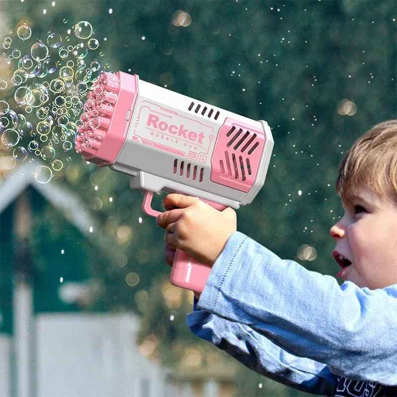 Kletshuts™ BubbleGun – Automatisk Såpe Rakett Boble Pistol Blåser Leketøy