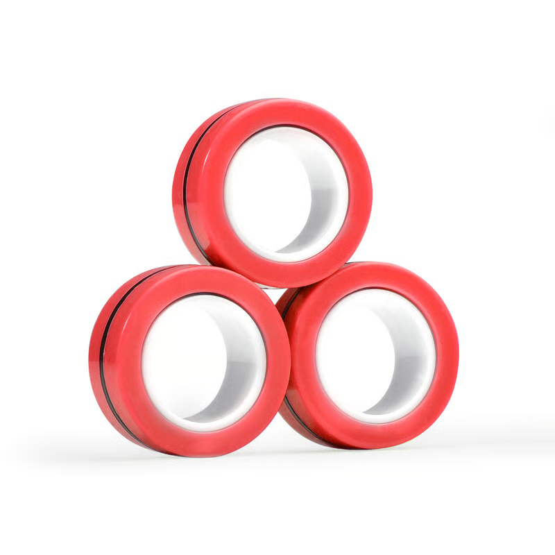 Kletshuts™ FidgetRing 1+1 GRATIS: Stressaflastende Fidget Magnetisk Spinner Ring Leg