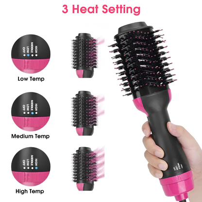 Rose® VolumeBrush: 2-I-1 Føntør-Styling Og Volumenbørste