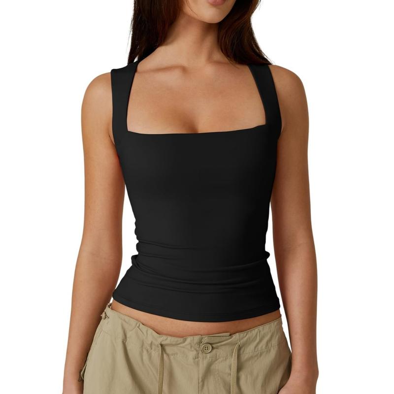 Icone™ TankTop 1+1 GRATIS: Ermeløs tanktopp for kvinner med firkantet halsutringning