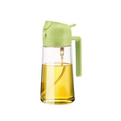 Globetrek° OilDispenser 1+1 GRATIS: 2-i-1 Helle- og Spraybeholder for Olje og Væske
