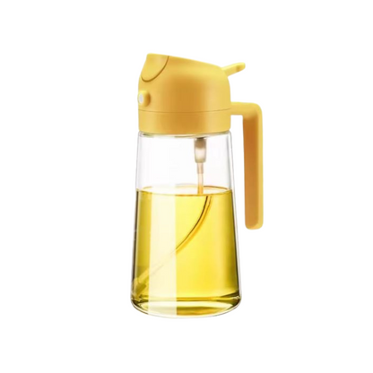 Globetrek° OilDispenser 1+1 GRATIS: 2-i-1 Helle- og Spraybeholder for Olje og Væske