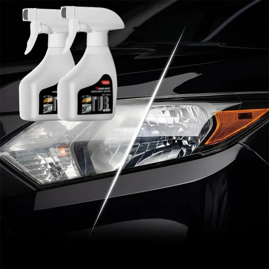 HeadlightSpray 1+1 GRATIS: Enkel å bruke Bilfrontlykter Rengjøring Spray-Sett