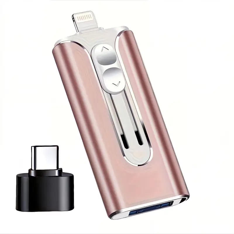 USBDrive - Kompakt og holdbar multienhet 4-i-1 USB-flashstasjon