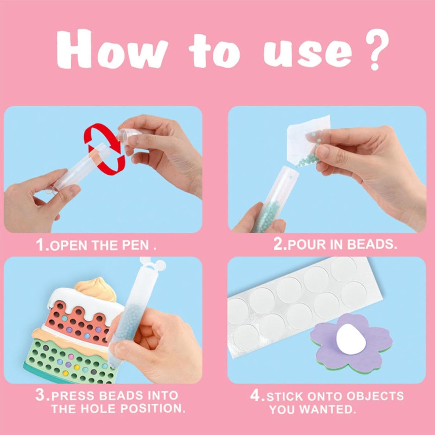Kletshuts™ BeadsKit - Kreativ DIY Moro Maling og Håndverk Perlesett