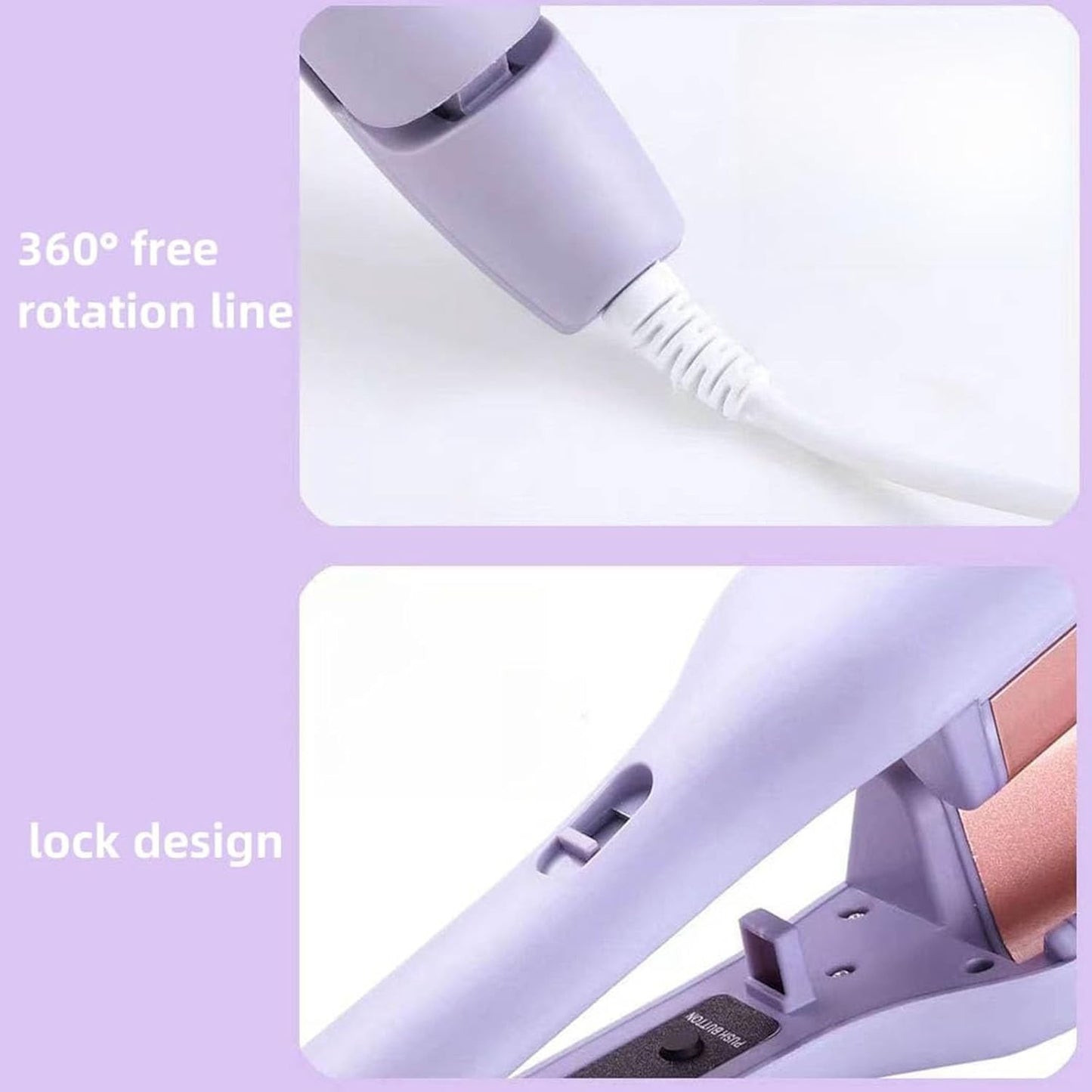Rose® CurlingIron - Elektrisk Krøllejern Dyb Bølge Hår Krøller