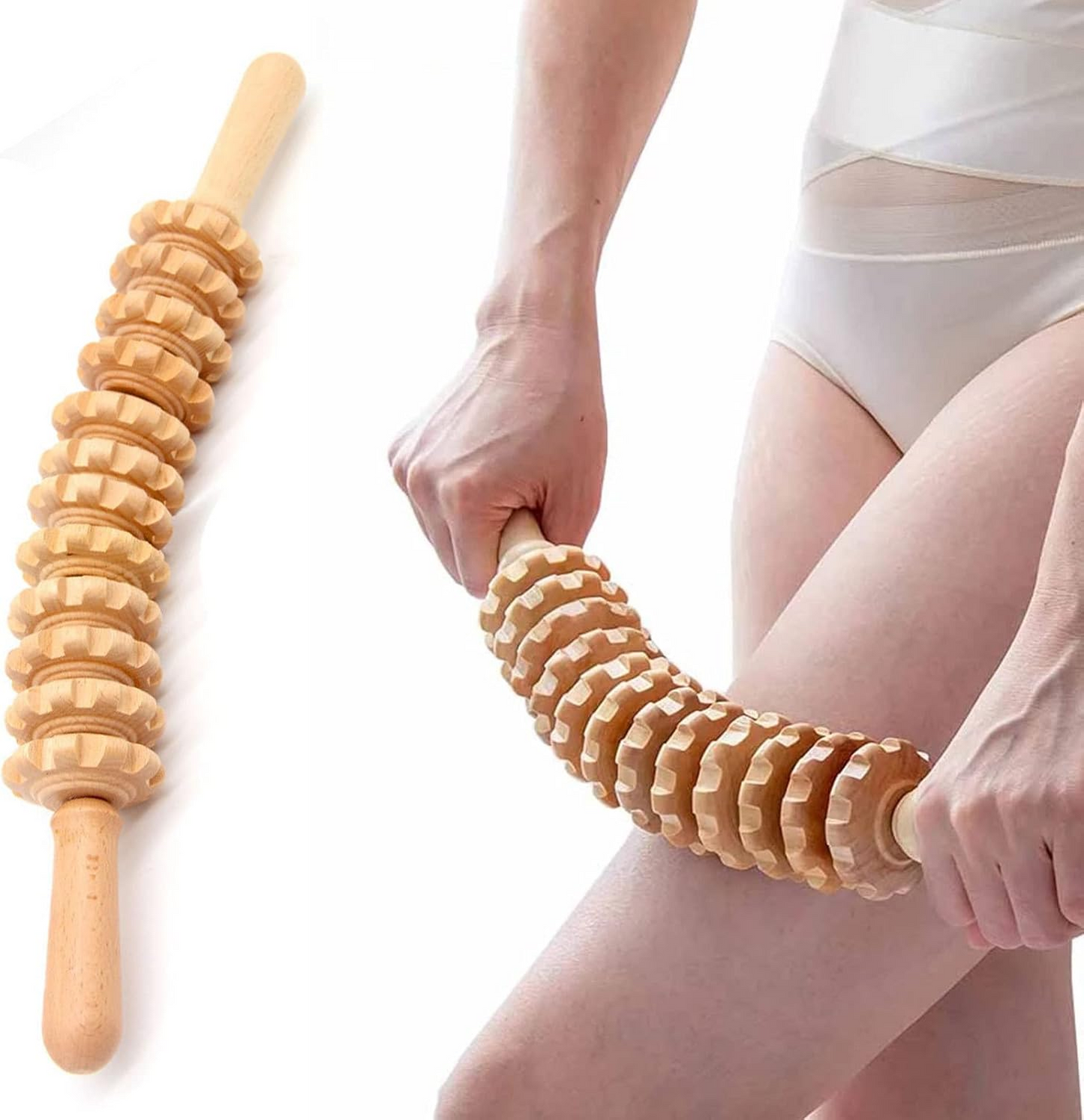 RollerRelief™ - Buet Dypvæv Muskelmassage Roller Relief Stang