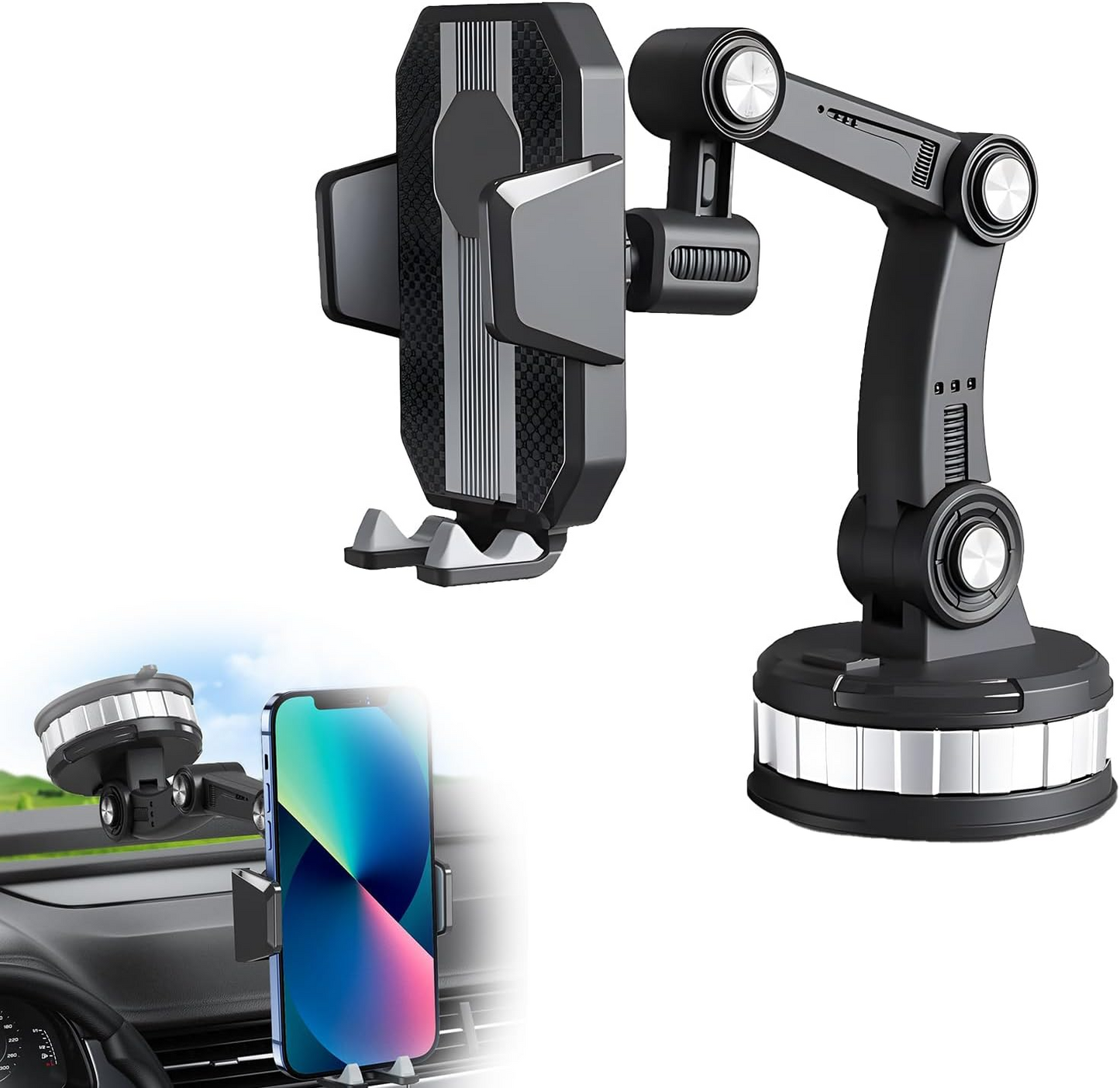 Holder360° SuperGrip: Universelt Supergrep Justerbar Telefonholder