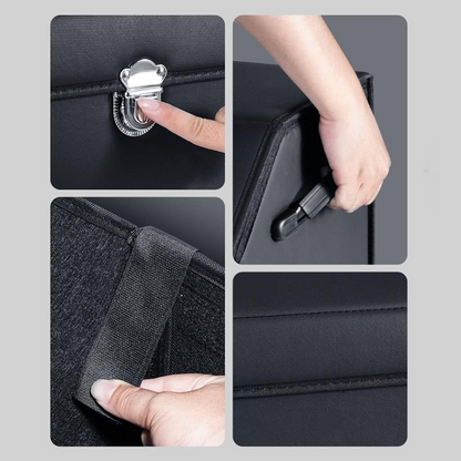TrunkStorage - Holdbar Multifunktionel Rejse-Klar Bærbar Bil Bagagerum Opbevaring Organisator
