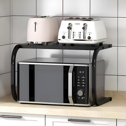 Globetrek° StackShelf: Multifunktionel Dobbelt-Niveau Bordplade Stabel Hylde