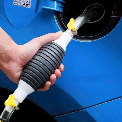 TransferPump 1+1 GRATIS - Nem At Bruge Manuel Siphon Brændstofpumpe Liquid Transfer Slange