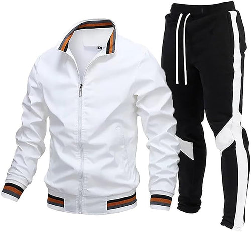Icone™ TrackSuit: Treningssett med glidelås og oppreist krage