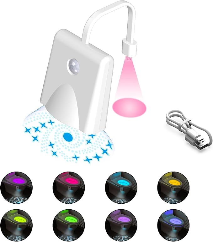 Ledsen™ ToiletLight: Bevegelsessensor Toalett Nattlys