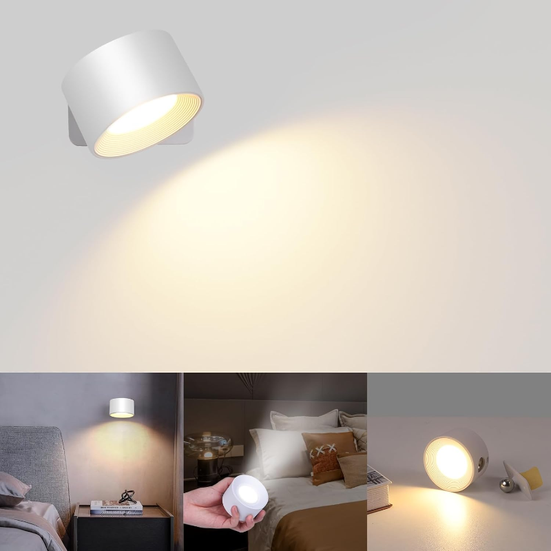 Ledsen™ RotatingLamp 1+1 GRATIS: Roterende Trådløs LED Vegglampe