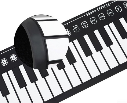 Kletshuts™ PortablePiano: Letvægts Musik Rul-Op Bærbar Klavertastatur