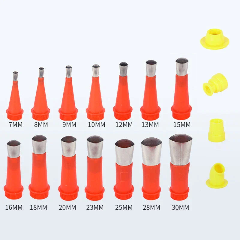 RubberNozzle - Universalt Verktøykit med Gummidyser