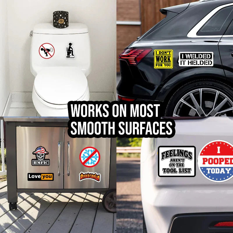 FunnyStickers: Morsom Blåsnipp Vanntett Klistremerkepakke
