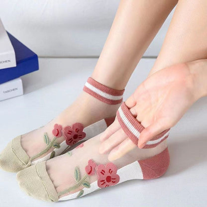 Happy™ MeshSocks: Pustende, komfortable ankelsokker med morsomt design