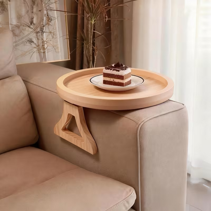 UltiFurni® CouchTable - Sammenleggbart Plassbesparende Sofa Armlene Side Sofabord