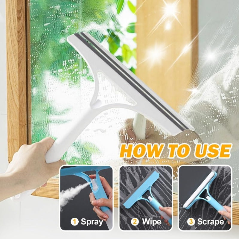 Cleaner Pro° GlassCleaner 1+1 GRATIS: Ultimat 3-i-1 Glassrenser Verktøy